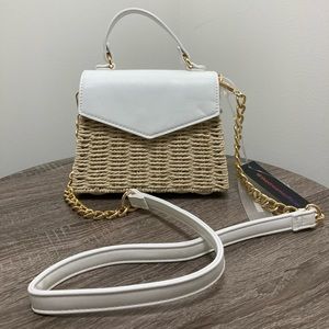 White Small Picnic Style Purse